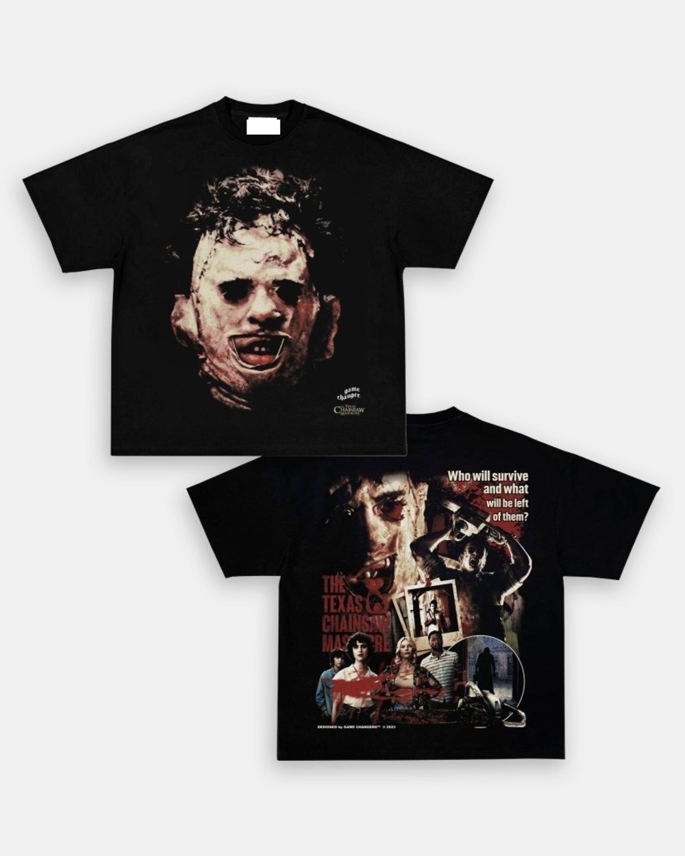 TEXAS CHAINSAW MASSACRE 2 Sided TShirt